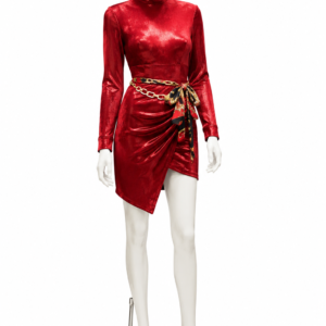 Scarlet Luxe Mini Dress