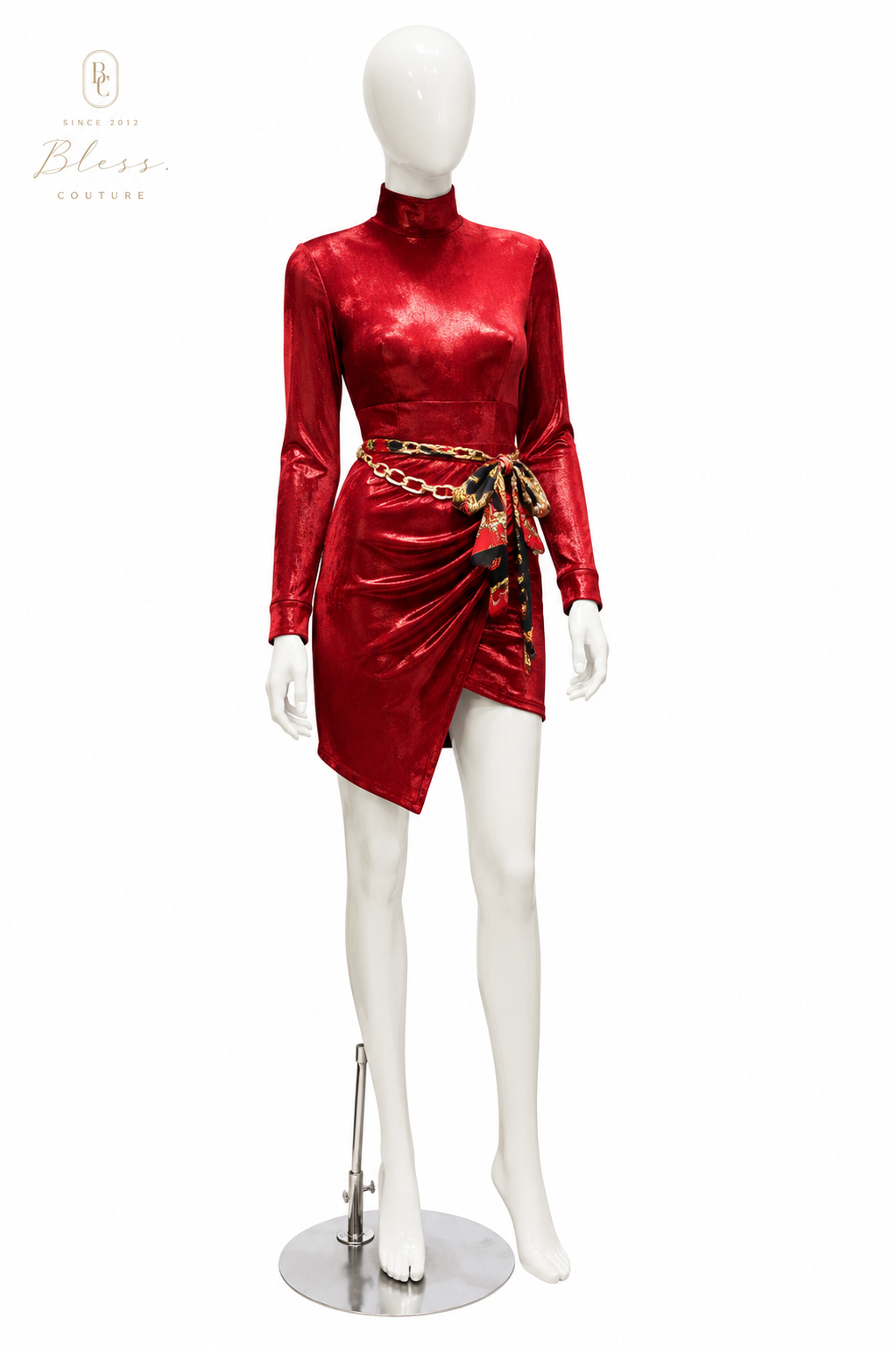 Scarlet Luxe Mini Dress